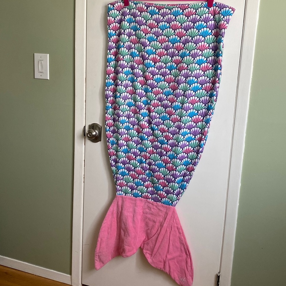 Justice mermaid tail beach towel
